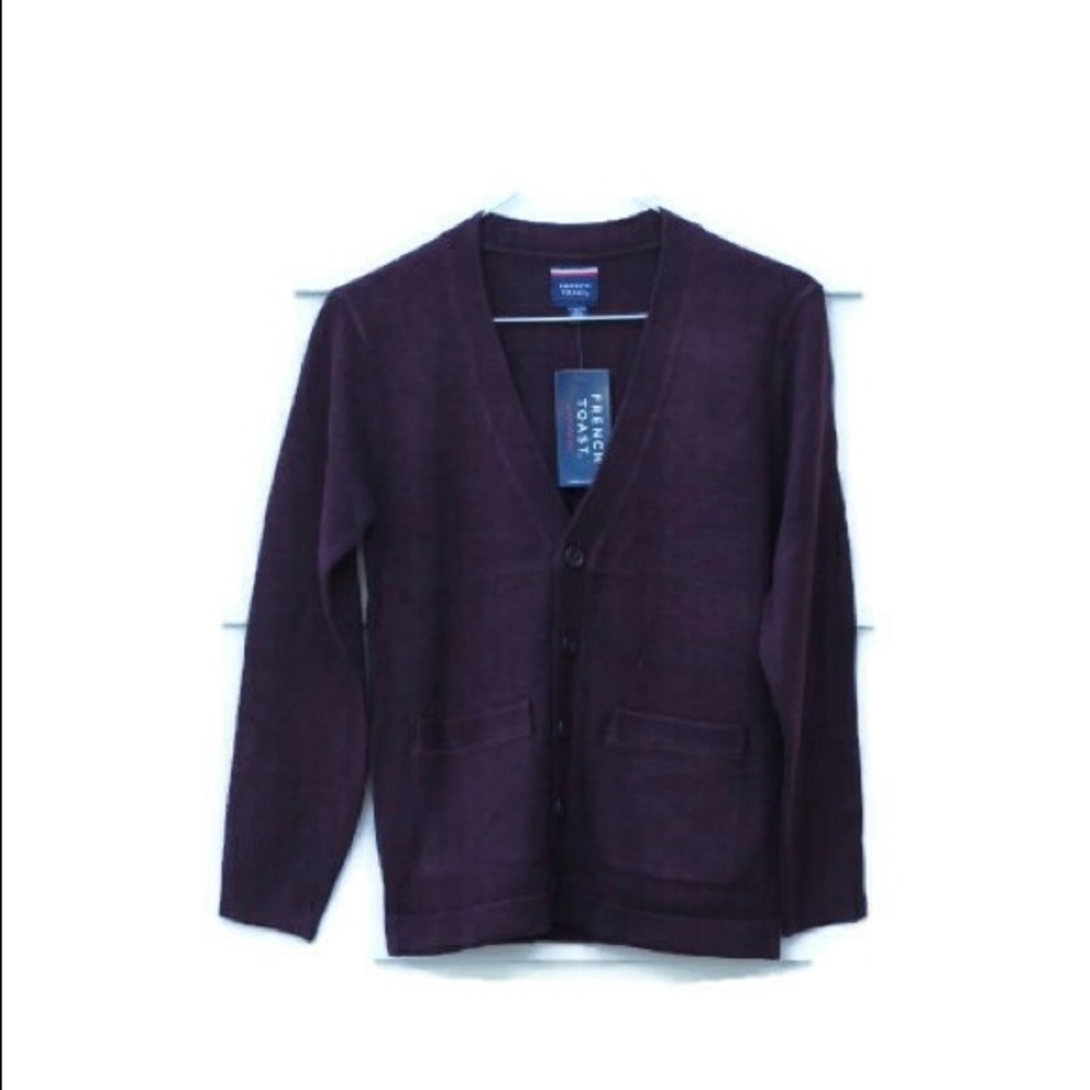 French Toast Cardigan Sweater Front Pockets